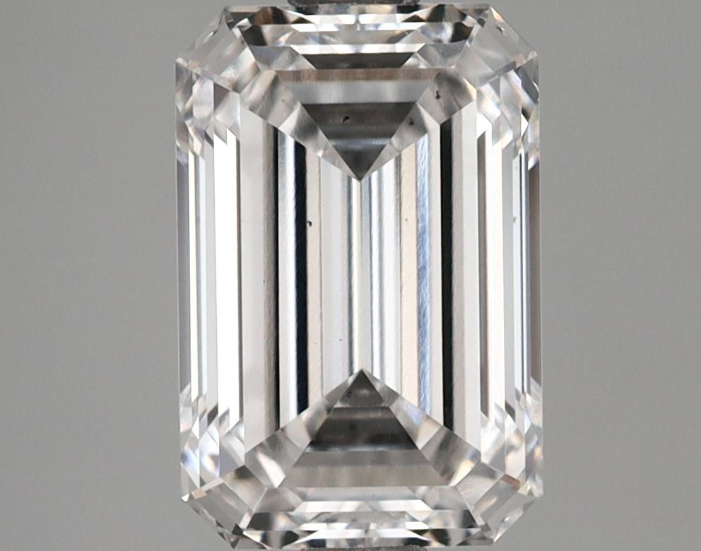 2.11 Carat Emerald Shaped Excellent Cut SI1 GIA Certified Lab Grown Diamond