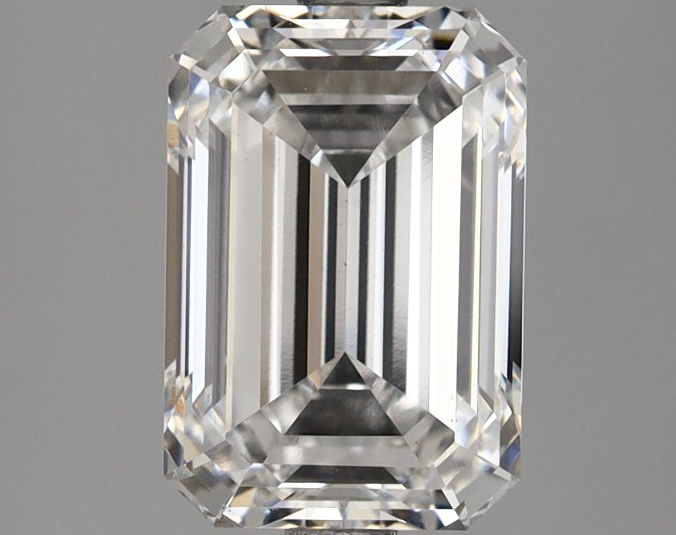 3.15 Carat Emerald Shaped Ideal Cut VS1 GIA Certified Lab Grown Diamond