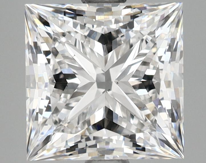2.57 Carat Princess Shaped Ideal Cut VS2 GIA Certified Lab Grown Diamond