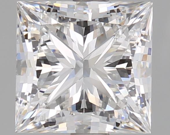 1.81 Carat Princess Shaped Ideal Cut VS2 GIA Certified Lab Grown Diamond