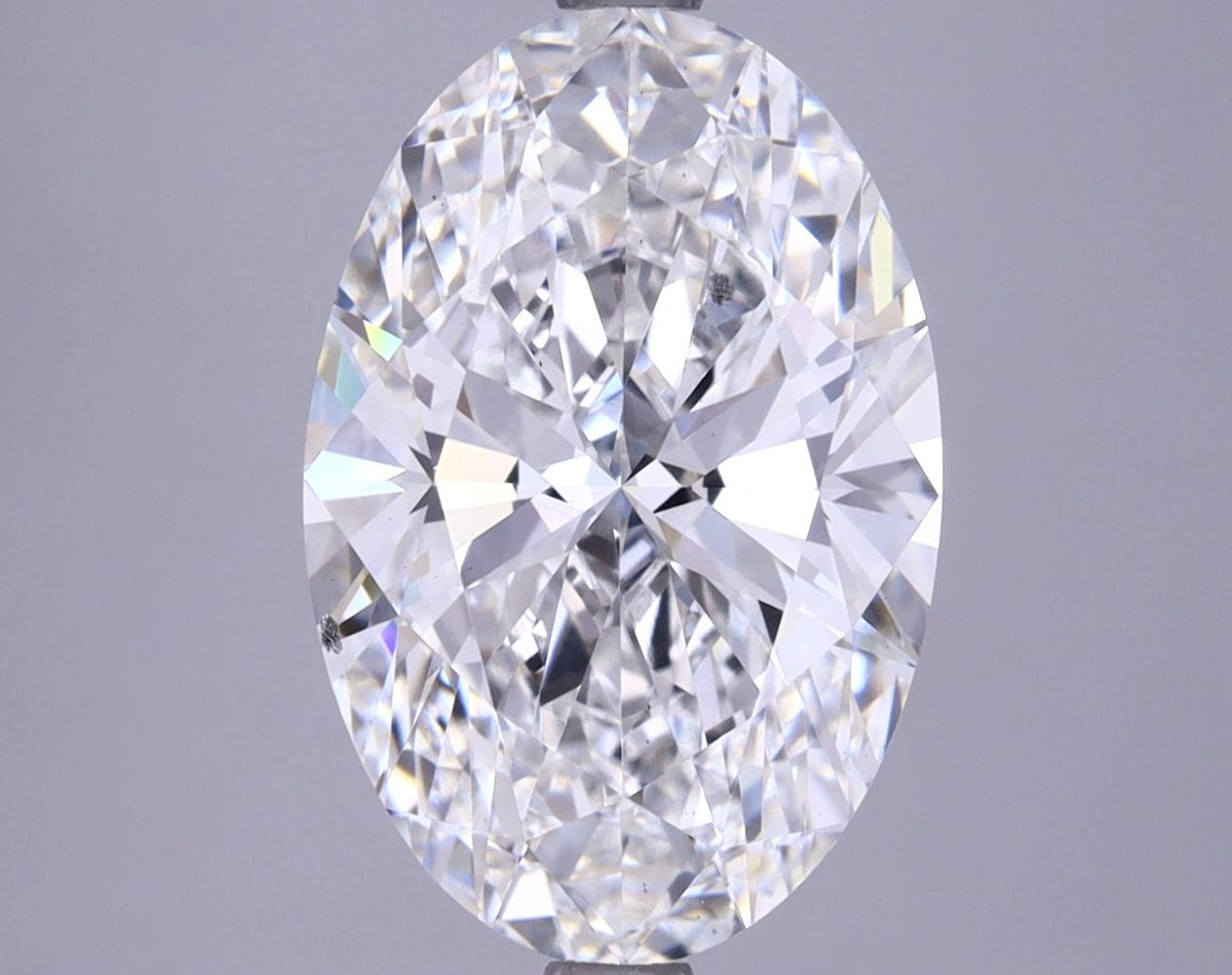 4.42 Carat Oval Shaped Excellent Cut SI1 GIA Certified Lab Grown Diamond