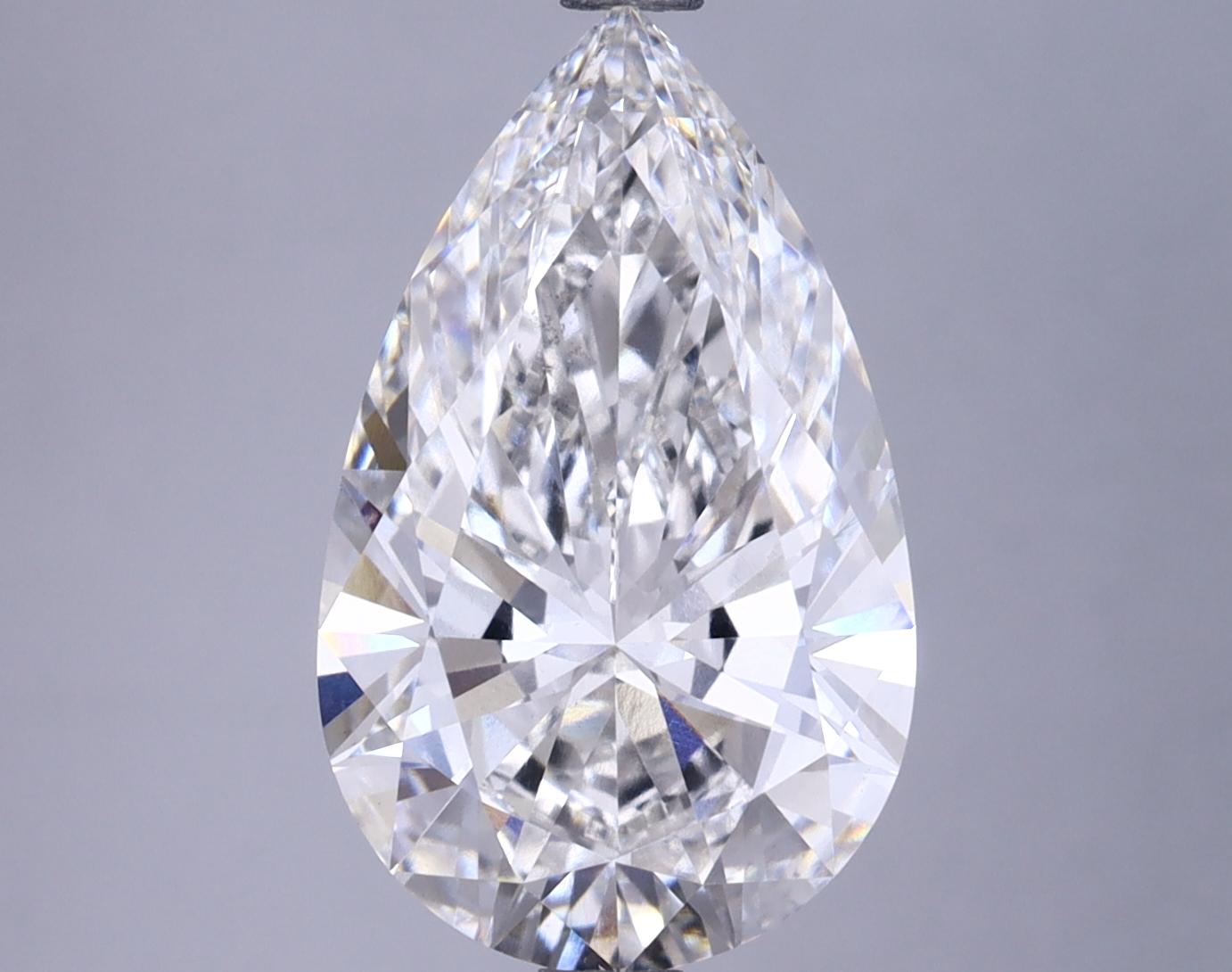 4.29 Carat Pear Shaped Very Good Cut VS2 GIA Certified Lab Grown Diamond