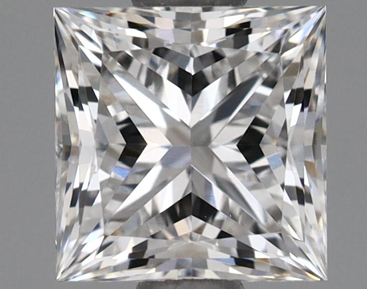 1.06 Carat Princess Shaped Very Good Cut VVS2 GIA Certified Lab Grown Diamond