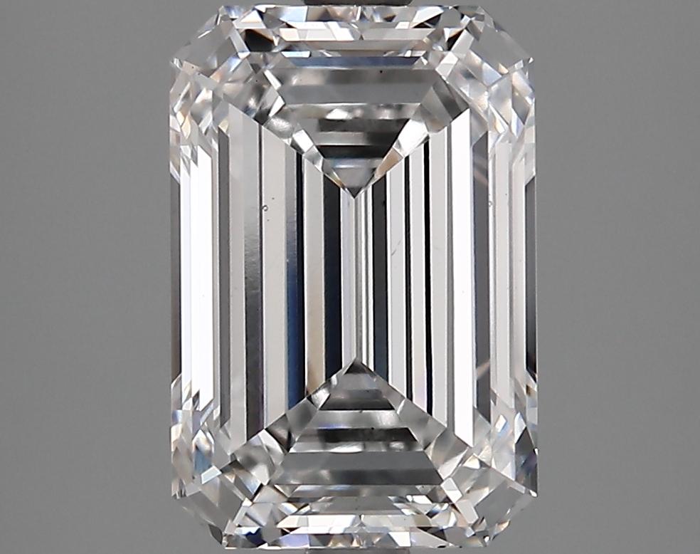 3.19 Carat Emerald Shaped Ideal Cut VS1 GIA Certified Lab Grown Diamond