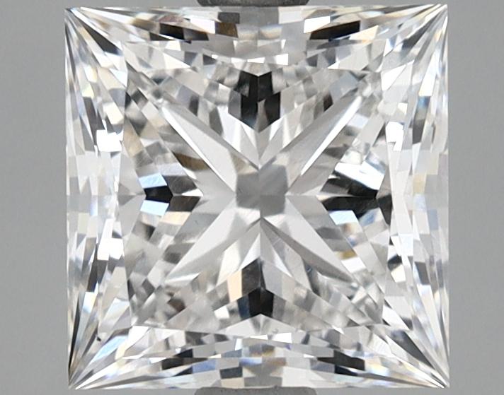 2.52 Carat Princess Shaped Ideal Cut VS2 GIA Certified Lab Grown Diamond