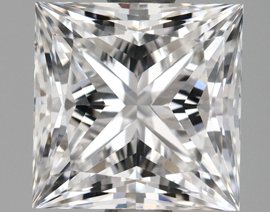 1.62 Carat Princess Shaped Very Good Cut VS1 GIA Certified Lab Grown Diamond