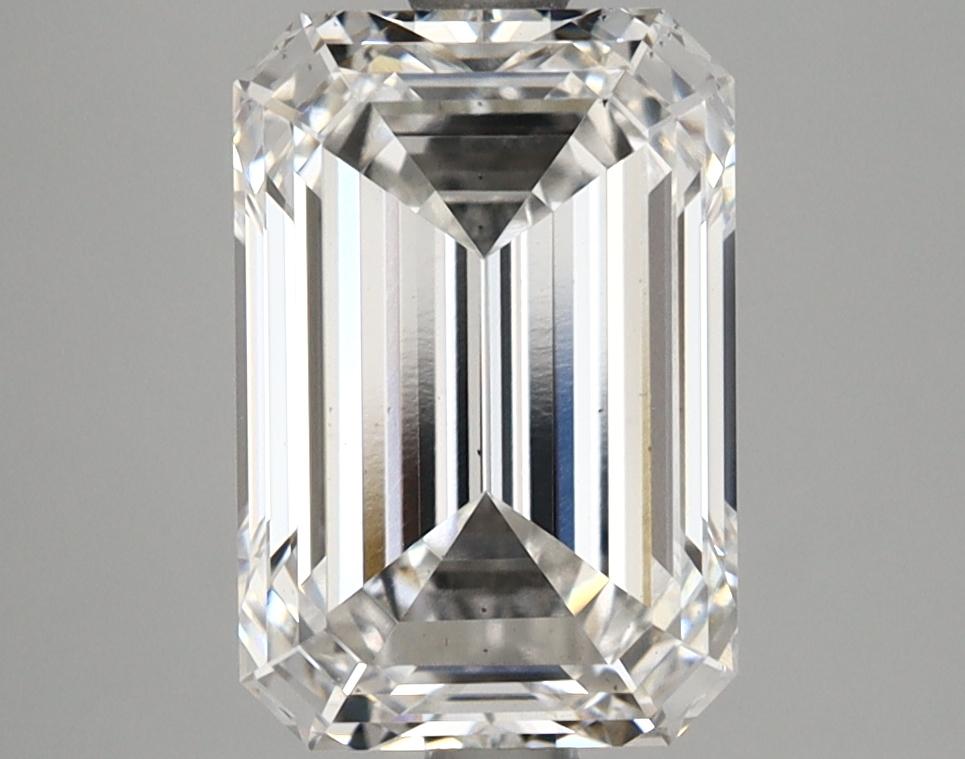 3.15 Carat Emerald Shaped Ideal Cut SI1 GIA Certified Lab Grown Diamond