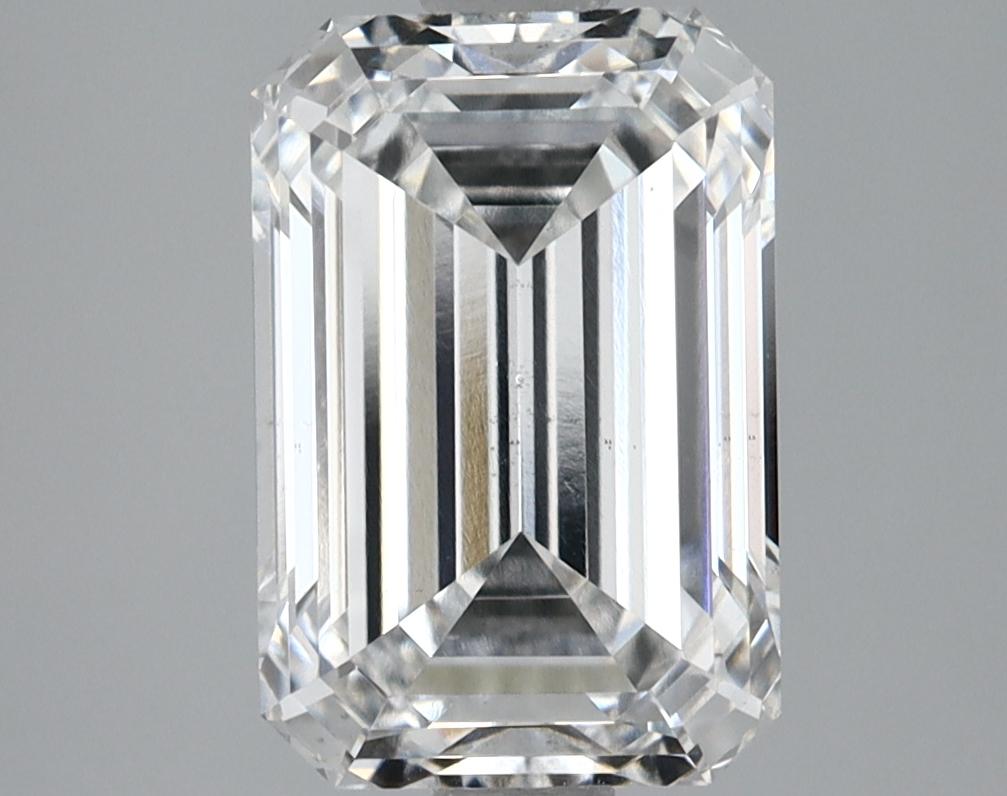 2.51 Carat Emerald Shaped Very Good Cut SI1 GIA Certified Lab Grown Diamond