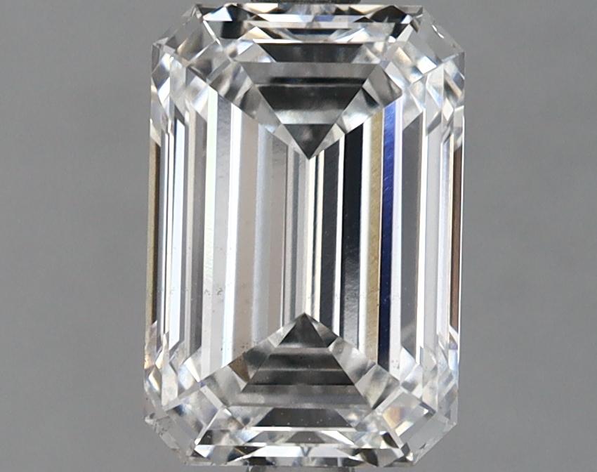 2.19 Carat Emerald Shaped Ideal Cut SI1 GIA Certified Lab Grown Diamond