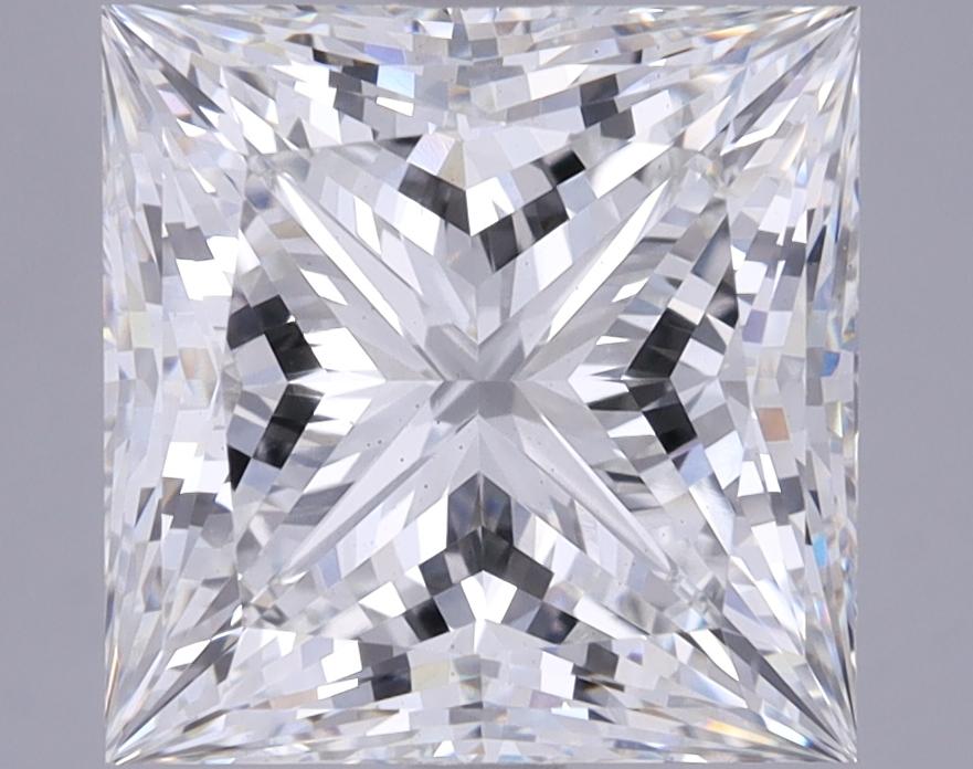 5.09 Carat Princess Shaped Ideal Cut VS1 GIA Certified Lab Grown Diamond