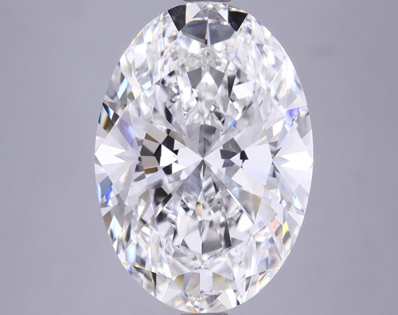 5.08 Carat Oval Shaped Ideal Cut VS2 GIA Certified Lab Grown Diamond