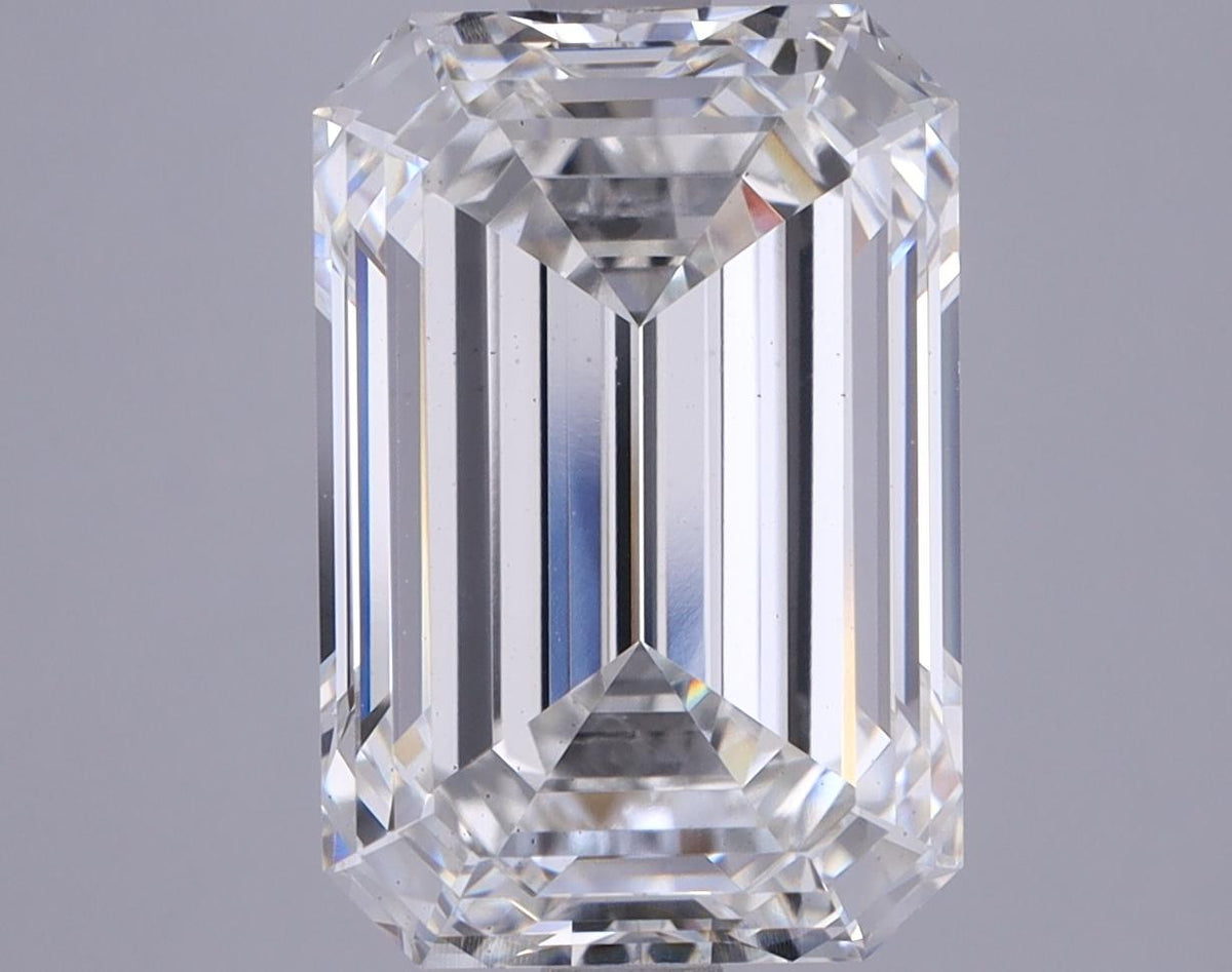 5.06 Carat Emerald Shaped Excellent Cut VS2 GIA Certified Lab Grown Diamond