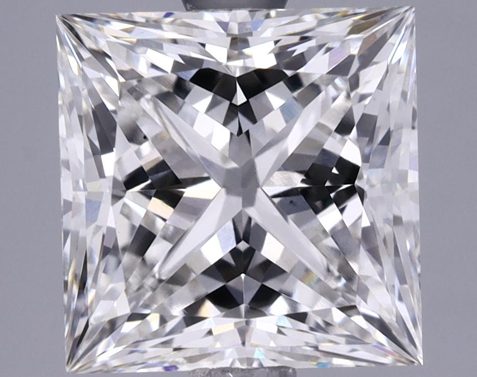 2.56 Carat Princess Shaped Ideal Cut VS2 GIA Certified Lab Grown Diamond
