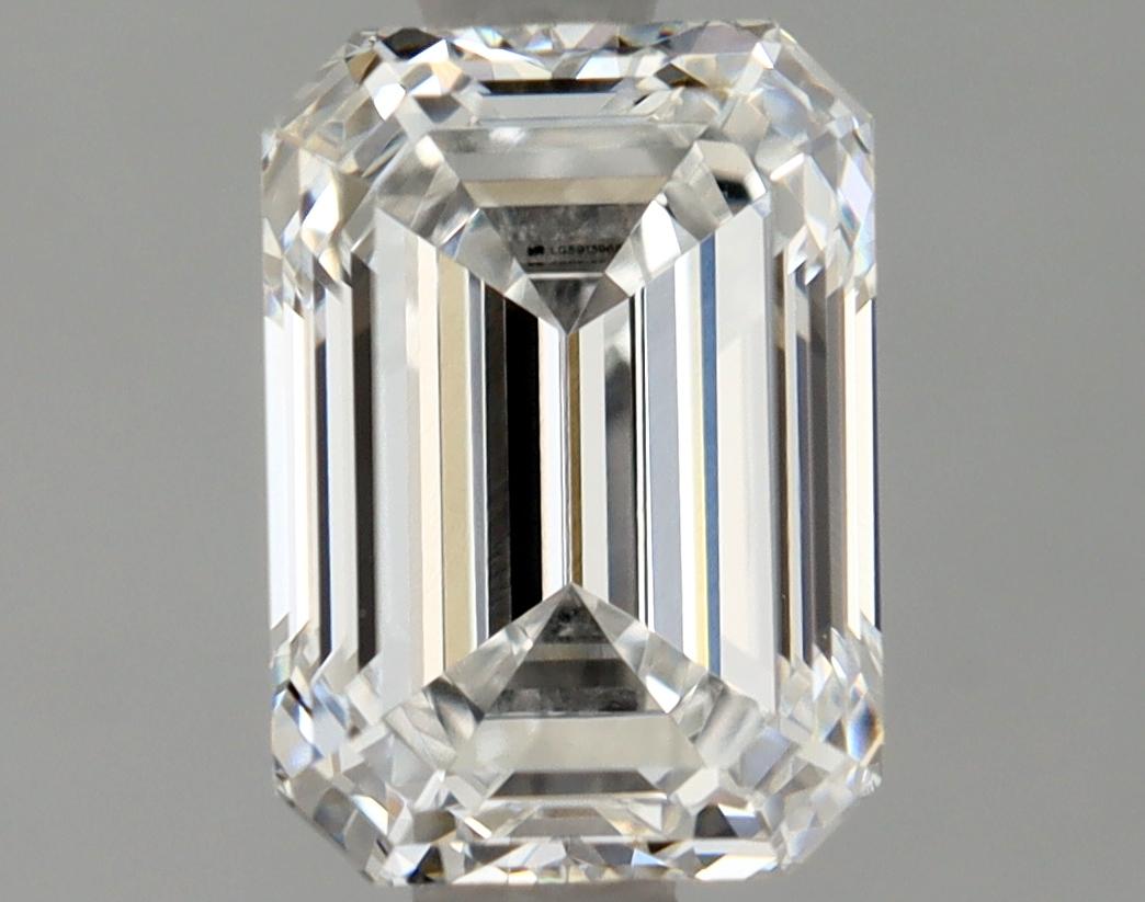 1.37 Carat Emerald Shaped Ideal Cut VVS2 IGI Certified Lab Grown Diamond