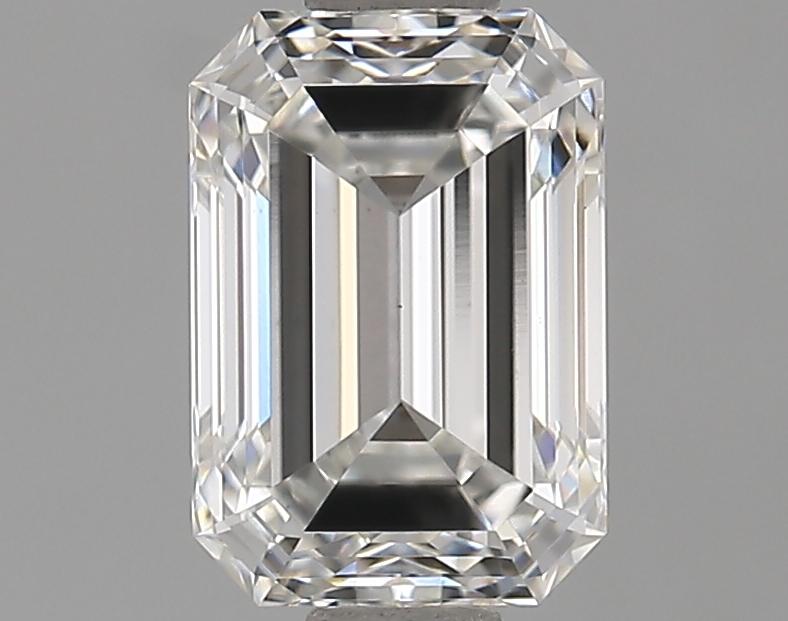 1.22 Carat Emerald Shaped Ideal Cut VVS2 IGI Certified Lab Grown Diamond