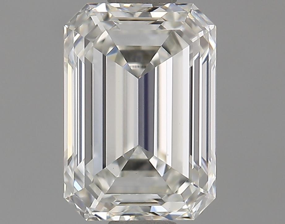 1.35 Carat Emerald Shaped Ideal Cut VVS2 IGI Certified Lab Grown Diamond