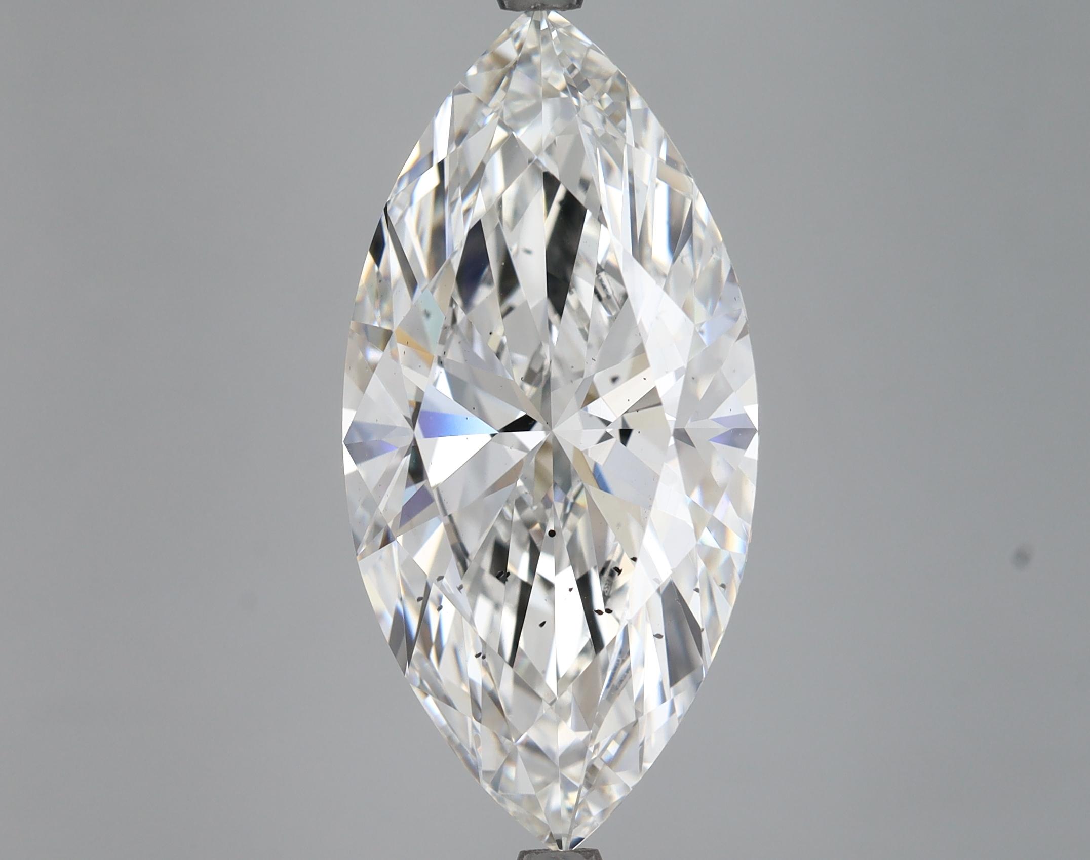 6.94 Carat Marquise Shaped Ideal Cut SI1 IGI Certified Lab Grown Diamond