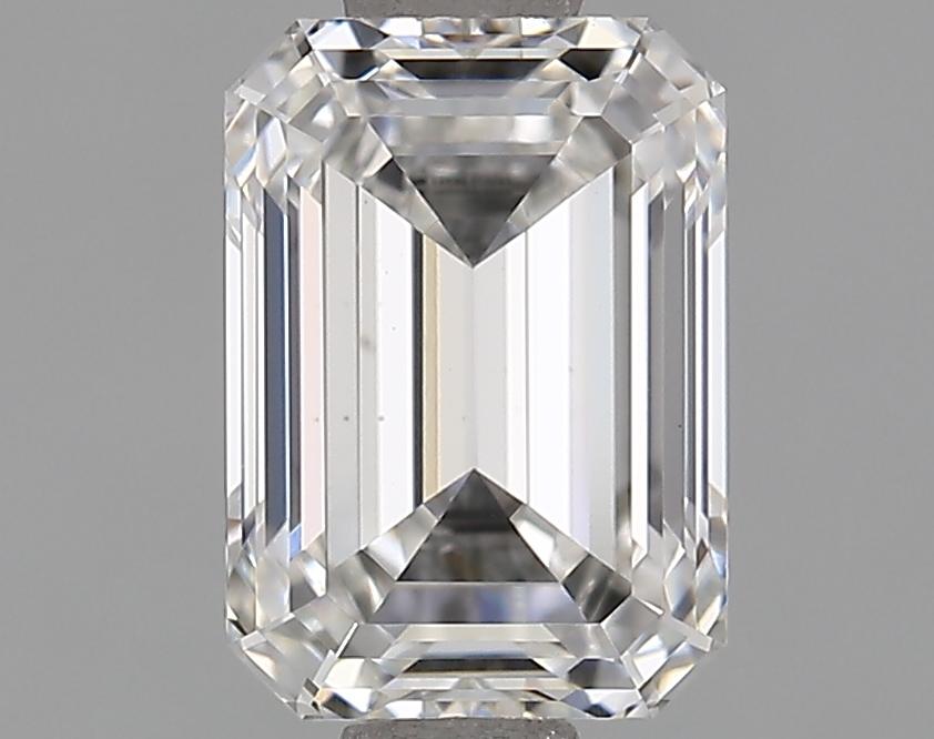 1.23 Carat Emerald Shaped Ideal Cut VS1 IGI Certified Lab Grown Diamond