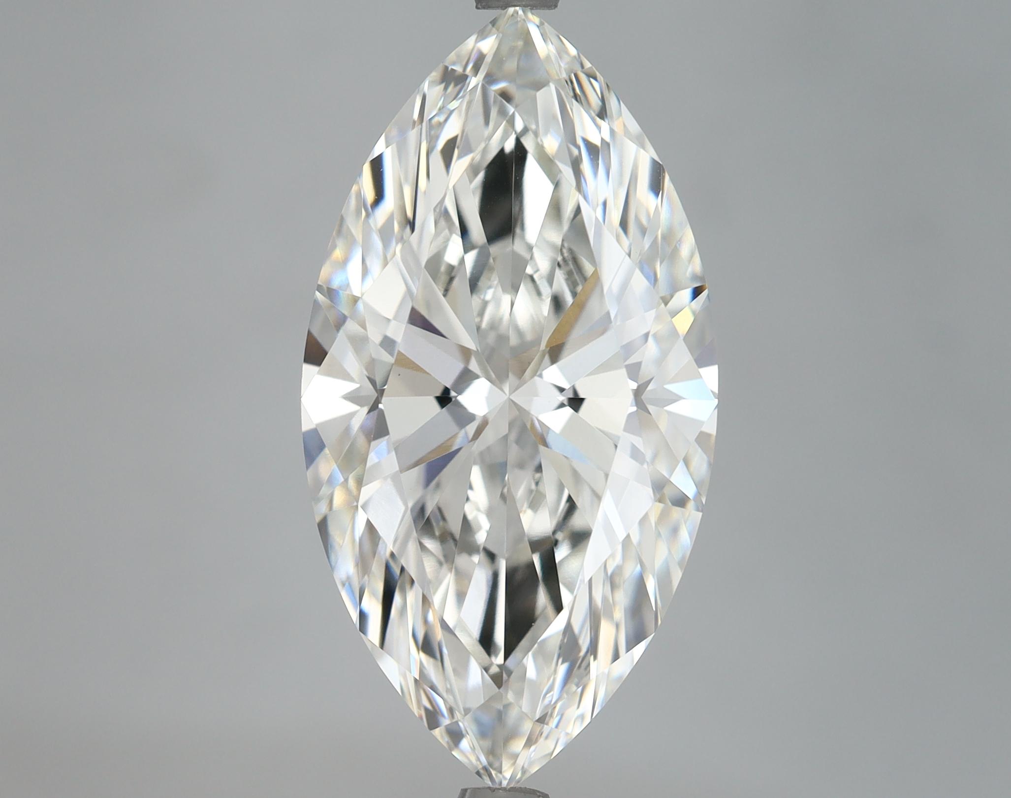 6.0 Carat Marquise Shaped Ideal Cut VVS2 IGI Certified Lab Grown Diamond