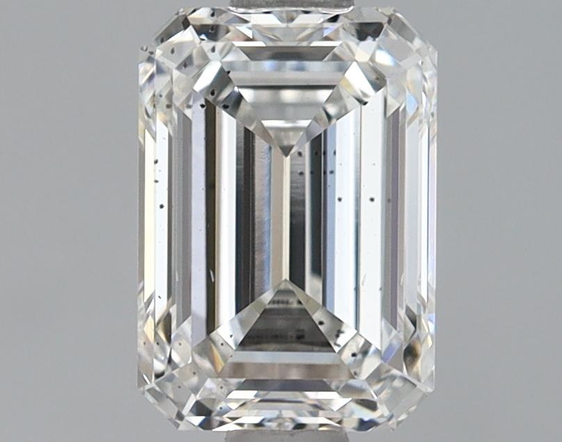 1.12 Carat Emerald Shaped Ideal Cut SI1 IGI Certified Lab Grown Diamond