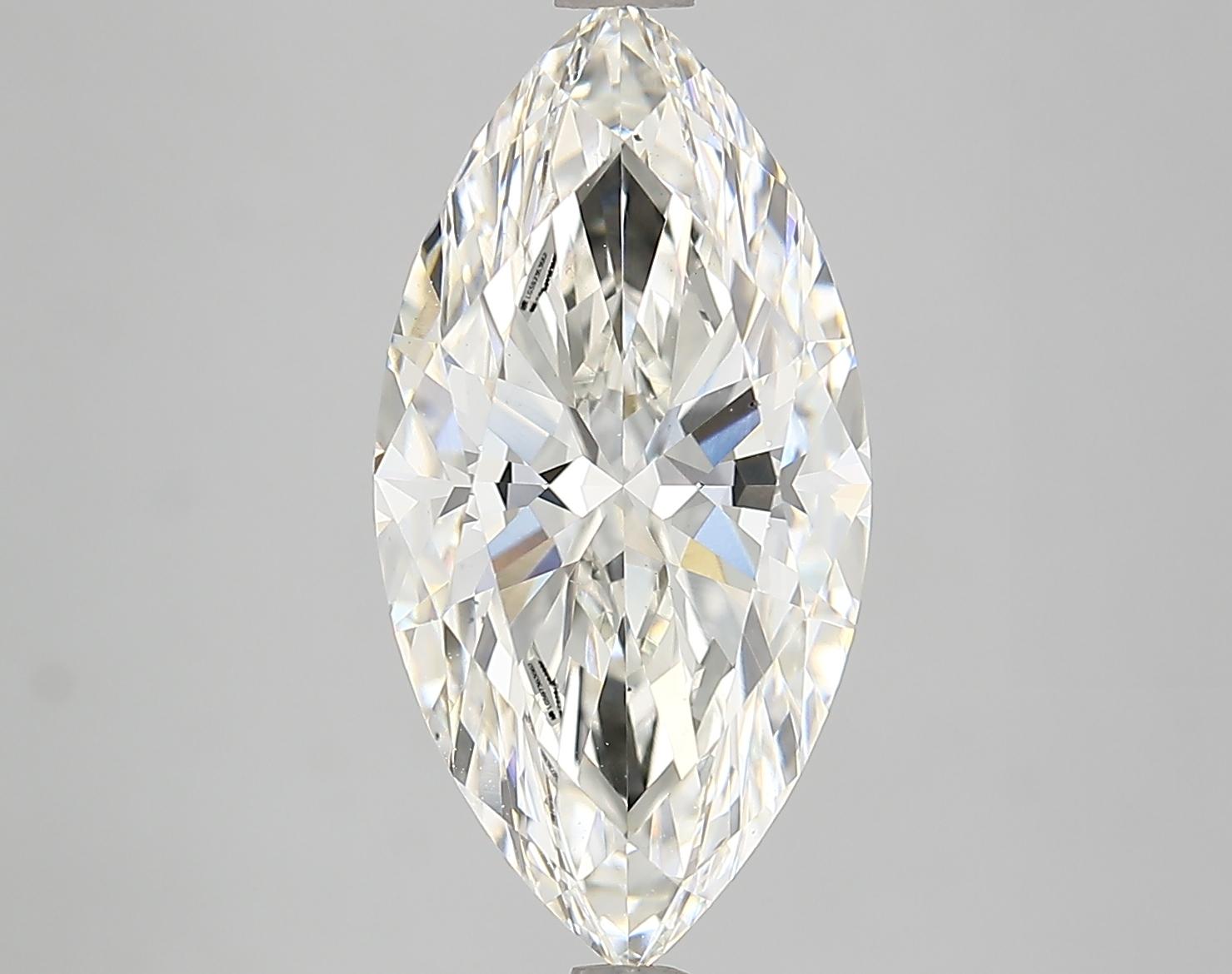 4.75 Carat Marquise Shaped Ideal Cut VS2 IGI Certified Lab Grown Diamond