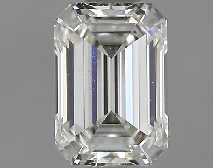 1.11 Carat Emerald Shaped Ideal Cut VVS2 IGI Certified Lab Grown Diamond