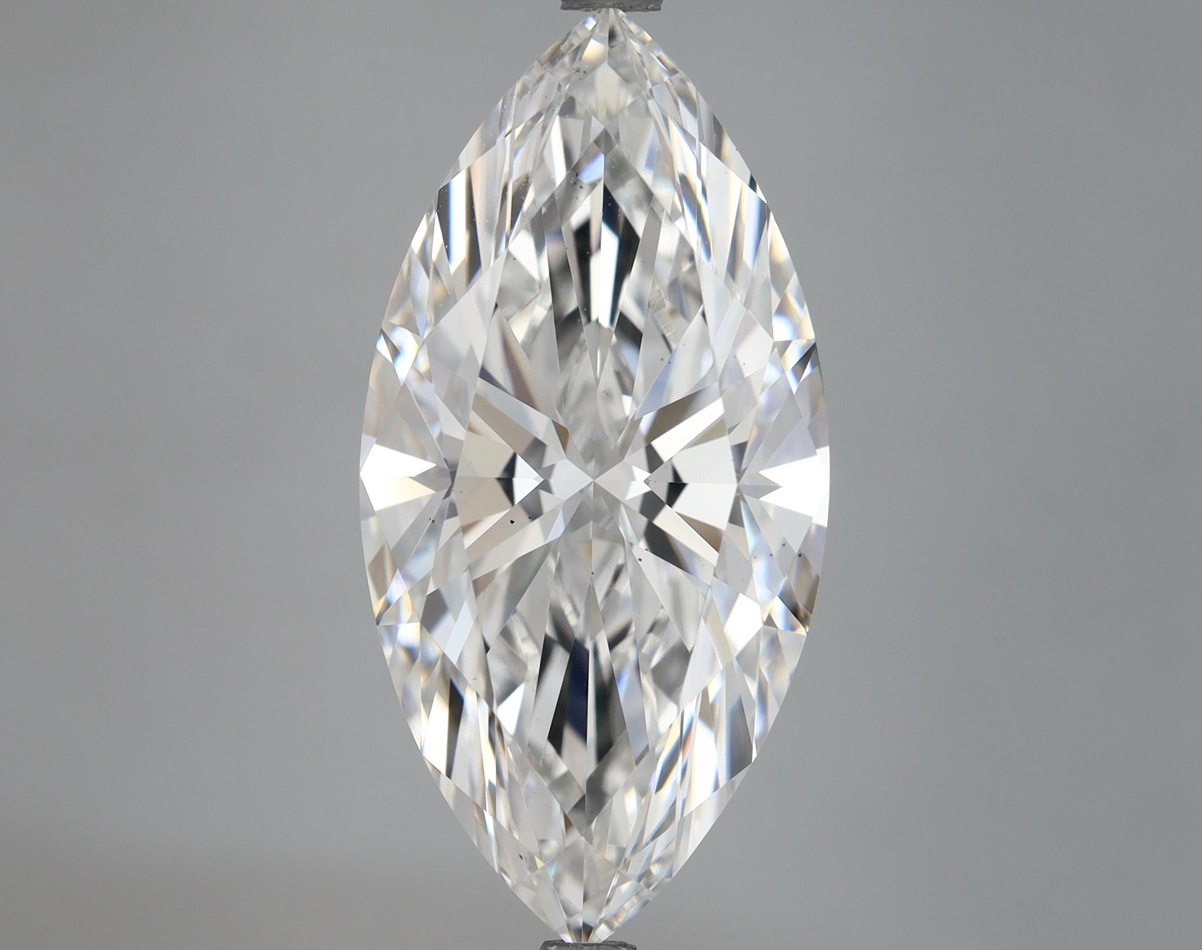 6.06 Carat Marquise Shaped Ideal Cut VS2 IGI Certified Lab Grown Diamond