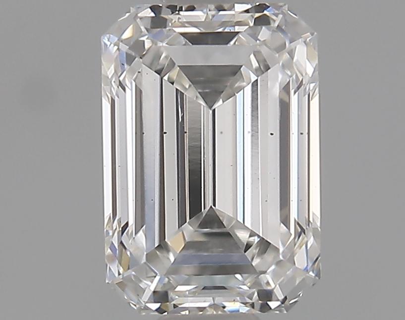 1.12 Carat Emerald Shaped Ideal Cut SI1 IGI Certified Lab Grown Diamond