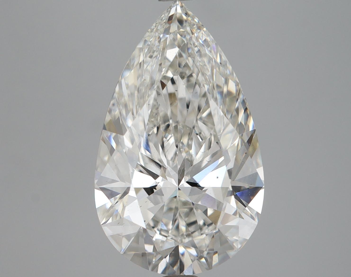 4.77 Carat Pear Shaped Ideal Cut VS2 IGI Certified Lab Grown Diamond