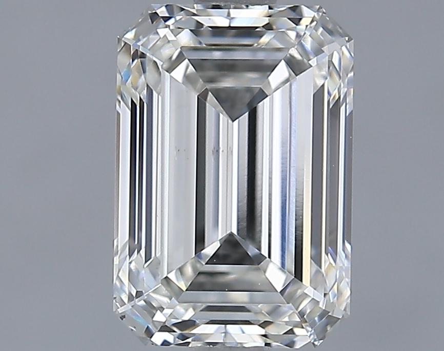 1.9 Carat Emerald Shaped Ideal Cut VS1 IGI Certified Lab Grown Diamond