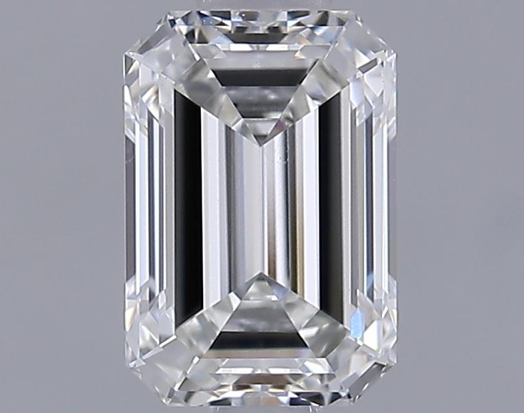 1.11 Carat Emerald Shaped Ideal Cut VVS2 IGI Certified Lab Grown Diamond