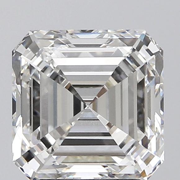 3.93 Carat Asscher Shaped Excellent Cut VVS2 IGI Certified Lab Grown Diamond