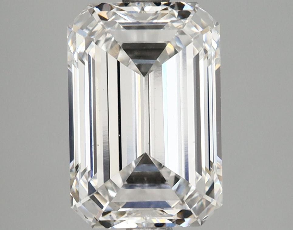 3.18 Carat Emerald Shaped Very Good Cut VS2 GIA Certified Lab Grown Diamond