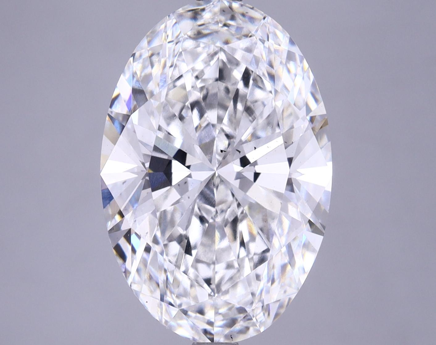 6.04 Carat Oval Shaped Ideal Cut VS2 GIA Certified Lab Grown Diamond