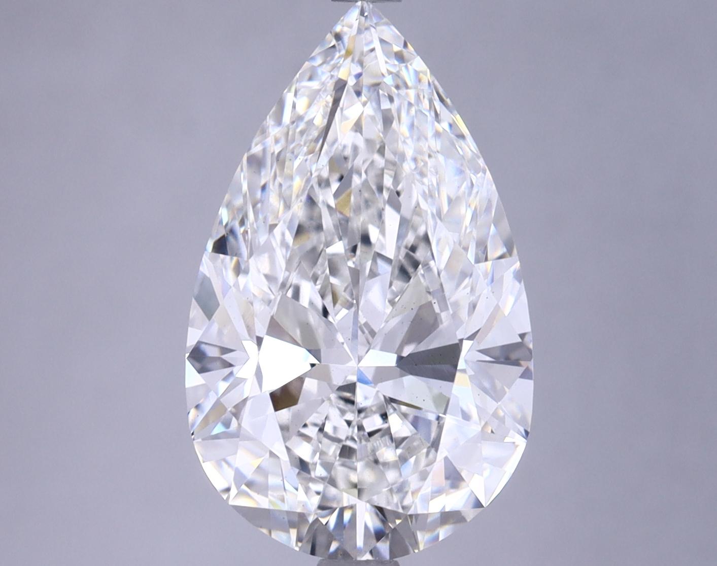 4.55 Carat Pear Shaped Very Good Cut VS1 GIA Certified Lab Grown Diamond