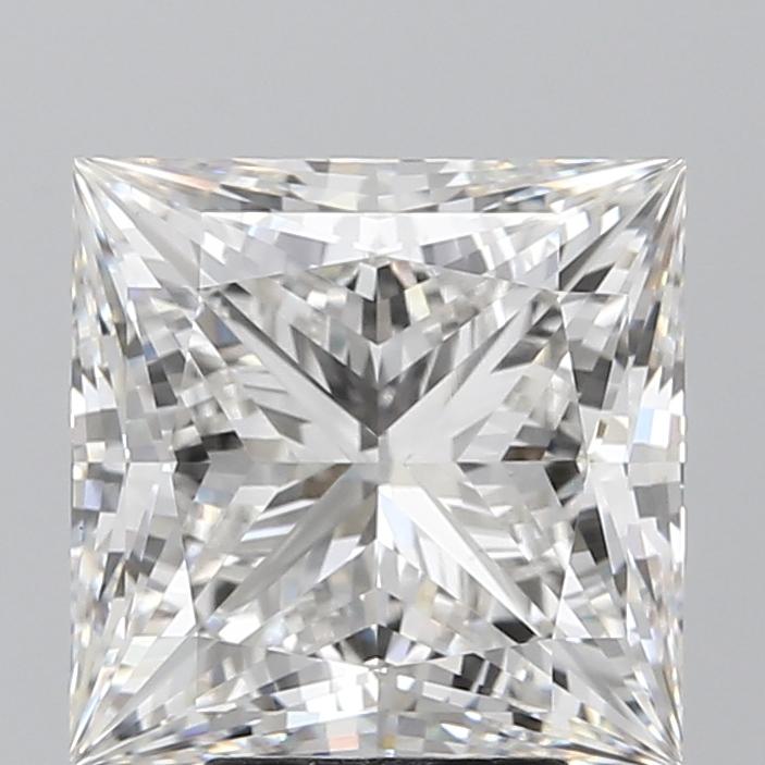 5.86 Carat Princess Shaped Ideal Cut VS1 IGI Certified Lab Grown Diamond