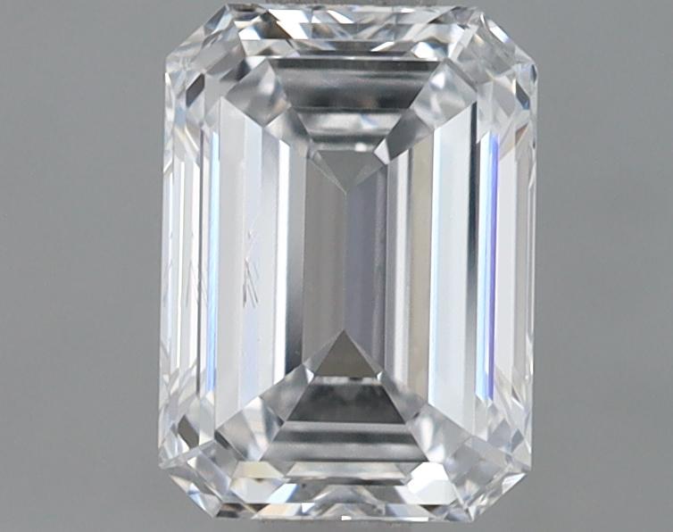 1.0 Carat Emerald Shaped Very Good Cut SI1 IGI Certified Lab Grown Diamond