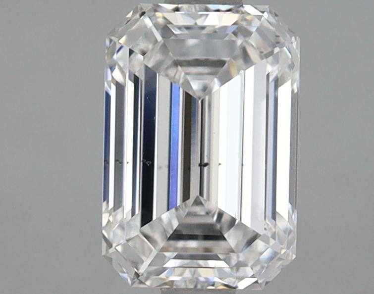 1.45 Carat Emerald Shaped Ideal Cut SI1 IGI Certified Lab Grown Diamond