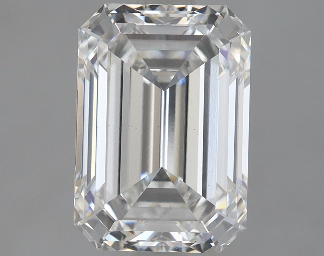 2.77 Carat Emerald Shaped Ideal Cut VS1 IGI Certified Lab Grown Diamond