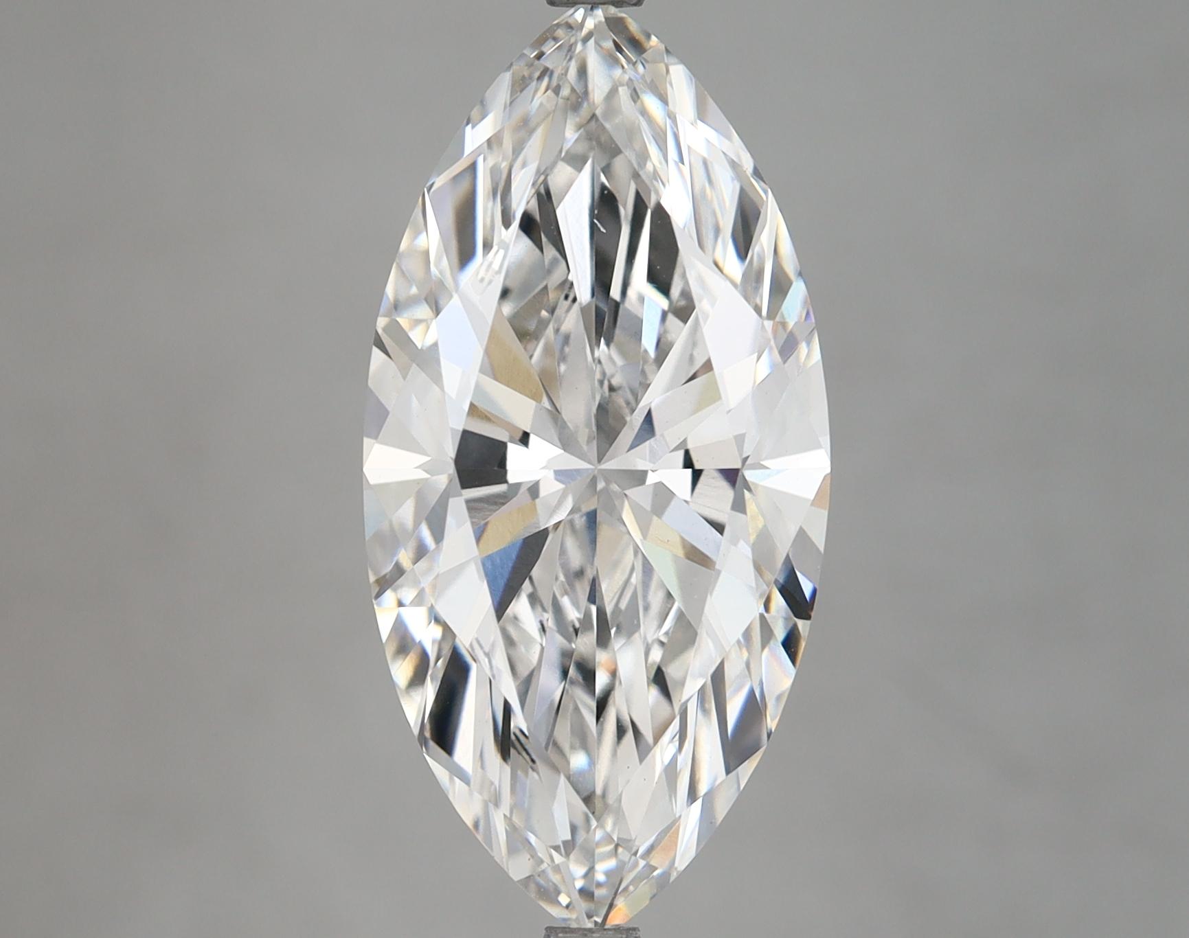 5.74 Carat Marquise Shaped Ideal Cut VS1 IGI Certified Lab Grown Diamond