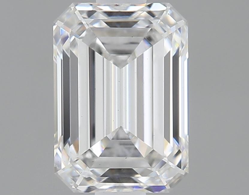 1.23 Carat Emerald Shaped Ideal Cut VS1 IGI Certified Lab Grown Diamond