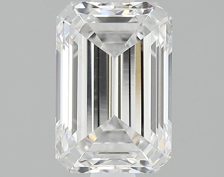1.22 Carat Emerald Shaped Excellent Cut VVS2 IGI Certified Lab Grown Diamond