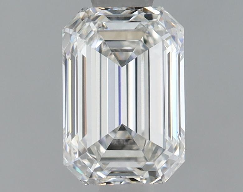 0.85 Carat Emerald Shaped Ideal Cut VVS1 IGI Certified Lab Grown Diamond