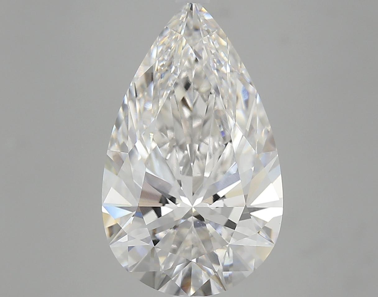 5.62 Carat Pear Shaped Ideal Cut VS1 IGI Certified Lab Grown Diamond