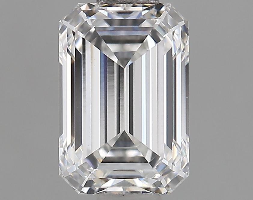 0.94 Carat Emerald Shaped Ideal Cut VVS2 IGI Certified Lab Grown Diamond