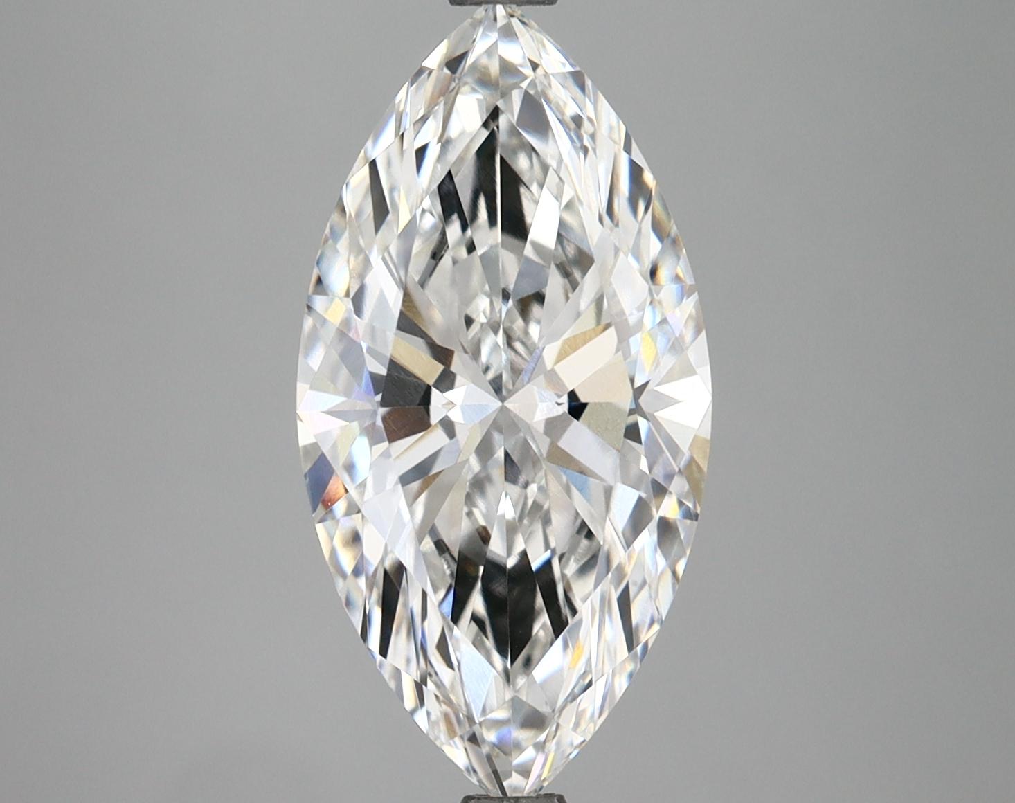 3.66 Carat Marquise Shaped Ideal Cut VS1 IGI Certified Lab Grown Diamond