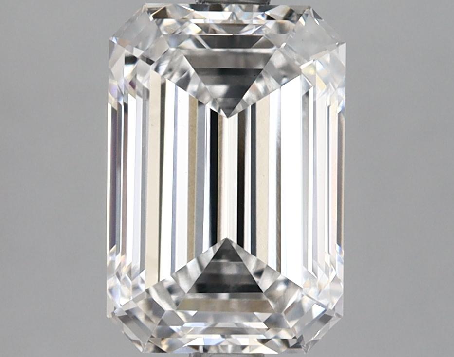 2.96 Carat Emerald Shaped Ideal Cut VS1 IGI Certified Lab Grown Diamond