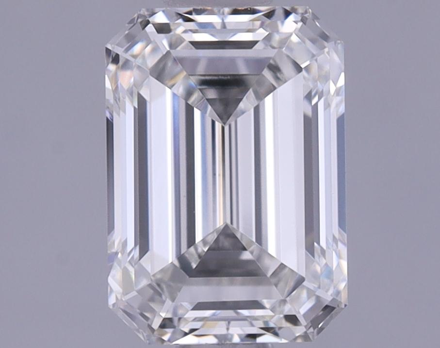 1.21 Carat Emerald Shaped Ideal Cut VVS2 IGI Certified Lab Grown Diamond