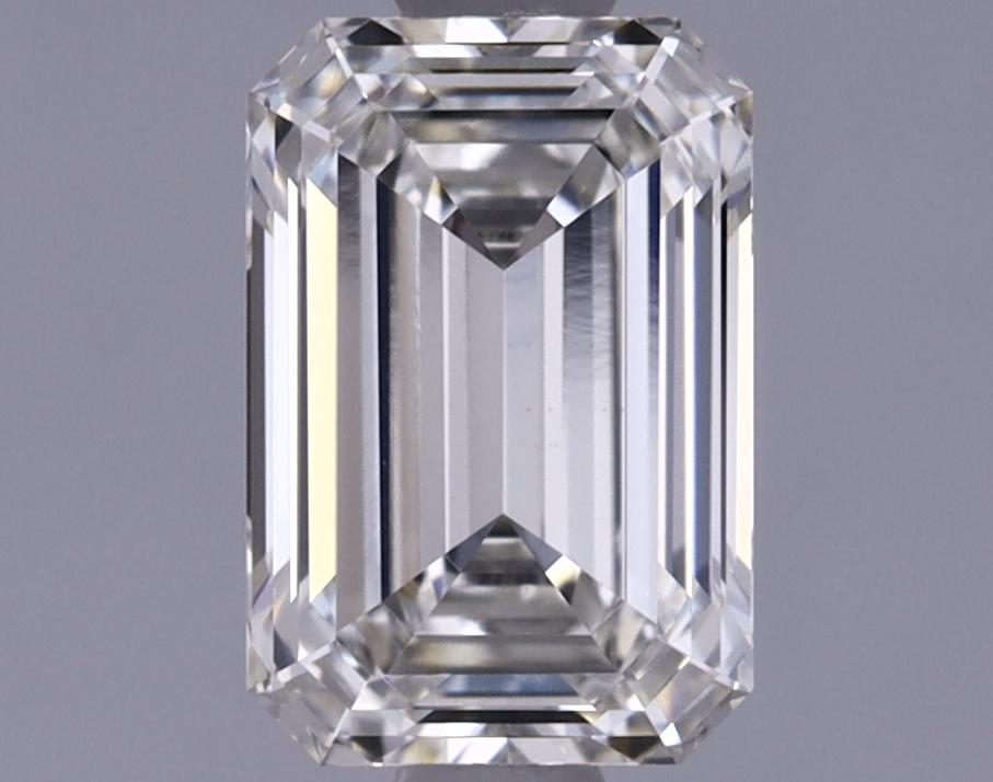1.05 Carat Emerald Shaped Ideal Cut VVS2 IGI Certified Lab Grown Diamond