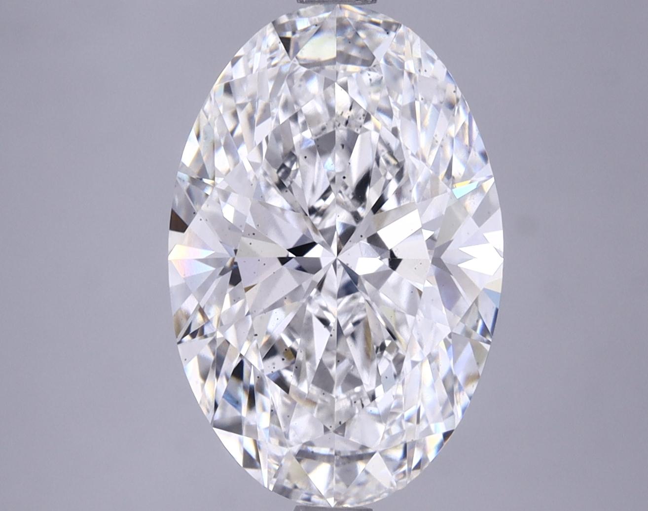 4.28 Carat Oval Shaped Excellent Cut SI1 IGI Certified Lab Grown Diamond